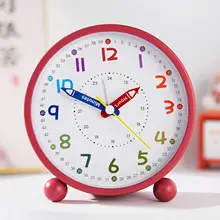 シンプルな学生用目覚まし時計【静音・デスク用・贈り物に最適】