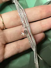 イタリア製 S925 シルバー 星の輝き ネックレス【シンプルデザイン・カジュアル・ユニセックス】