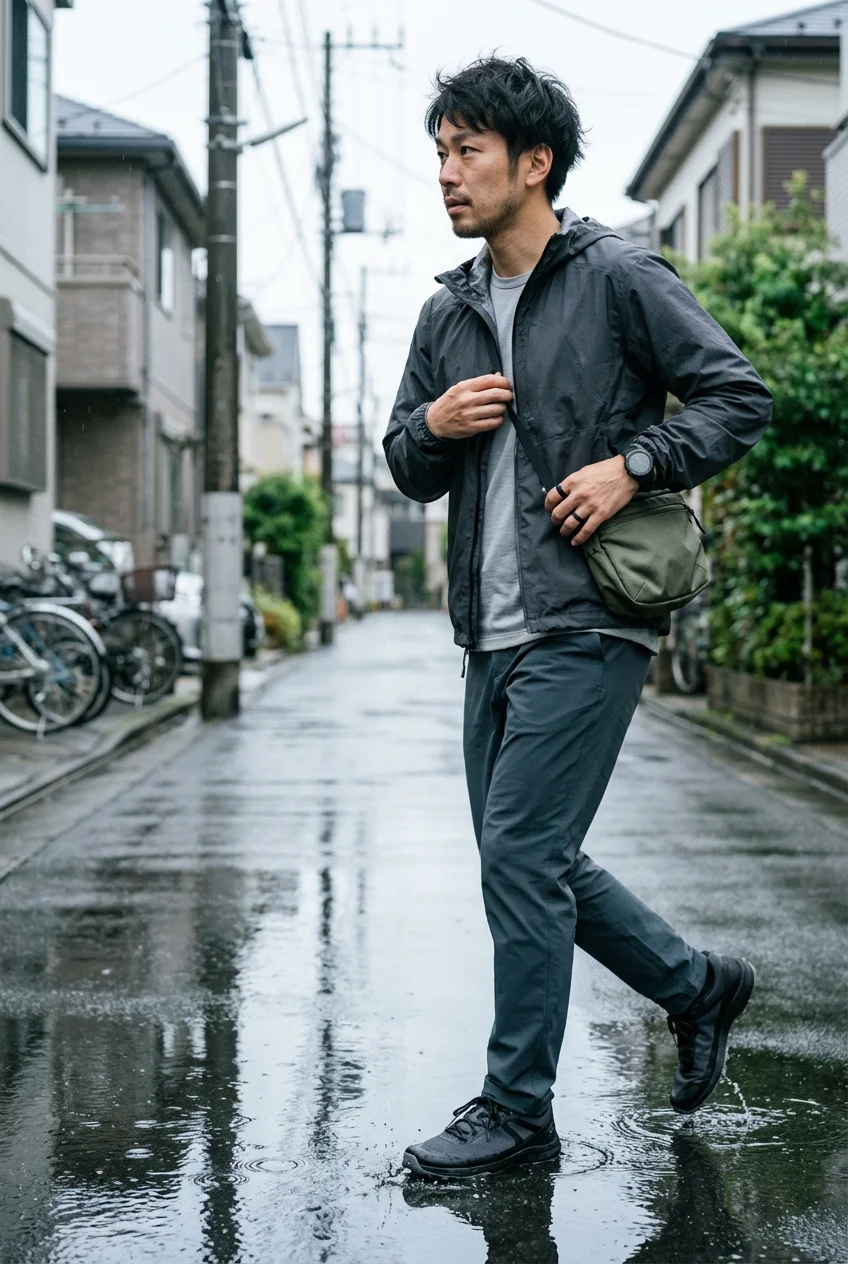春コーデ メンズの失敗しない選び方｜防風防水ジャケットの実際の活用法徹底解説