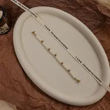 天然白貝のブレスレット【気品ある文芸風・フランス風・ヴィンテージデザイン】