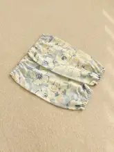 春らしいデザインの綿製長袖作業用アームカバー【耐磨耗・防油汚れ・男女兼用】（セットアップ対応）