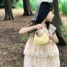 子供用おしゃれなハンドバッグ【ミニ褶みデザイン・女の子用・普段使いに最適】（セットアップ対応）