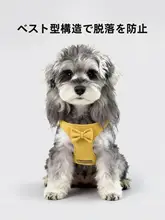 ハーネス型 犬用リード【小型犬・テディ・ビションフリーゼ・ポメラニアン対応】