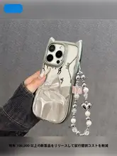 ugp 可愛い立体猫耳デザインのスマートフォンケース【シリコン・ハン ドストラップ付き・全包防摔】（セットアップ対応）