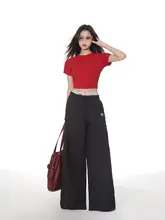 SHIYIYUE ラウンドネック ショートスリーブ Tシャツ レディース【夏用・無地・フィット・基礎アイテム】