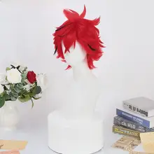 極上の柔らかさのコスプレウィッグ【反り上がりショートヘア・毛先がふわっとしたデザイン】（セットアップ対応）