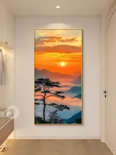 玄関用アートパネル【現代的なシンプルスタイル・松のデザイン】