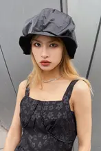 ユニセックス ベレー帽【ビッグサイズ・ダークスタイル・レトロデザイン】