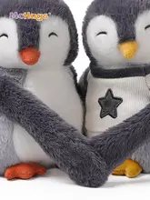 ぬいぐるみ ペンギン ペア 抱き合う ハグ おもちゃ 癒やし カップル 女性 誕生日 プレゼント 「McHugs」