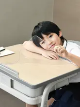 透明な小学生用学習デスクマット【学校用・クリスタルボード・防水】