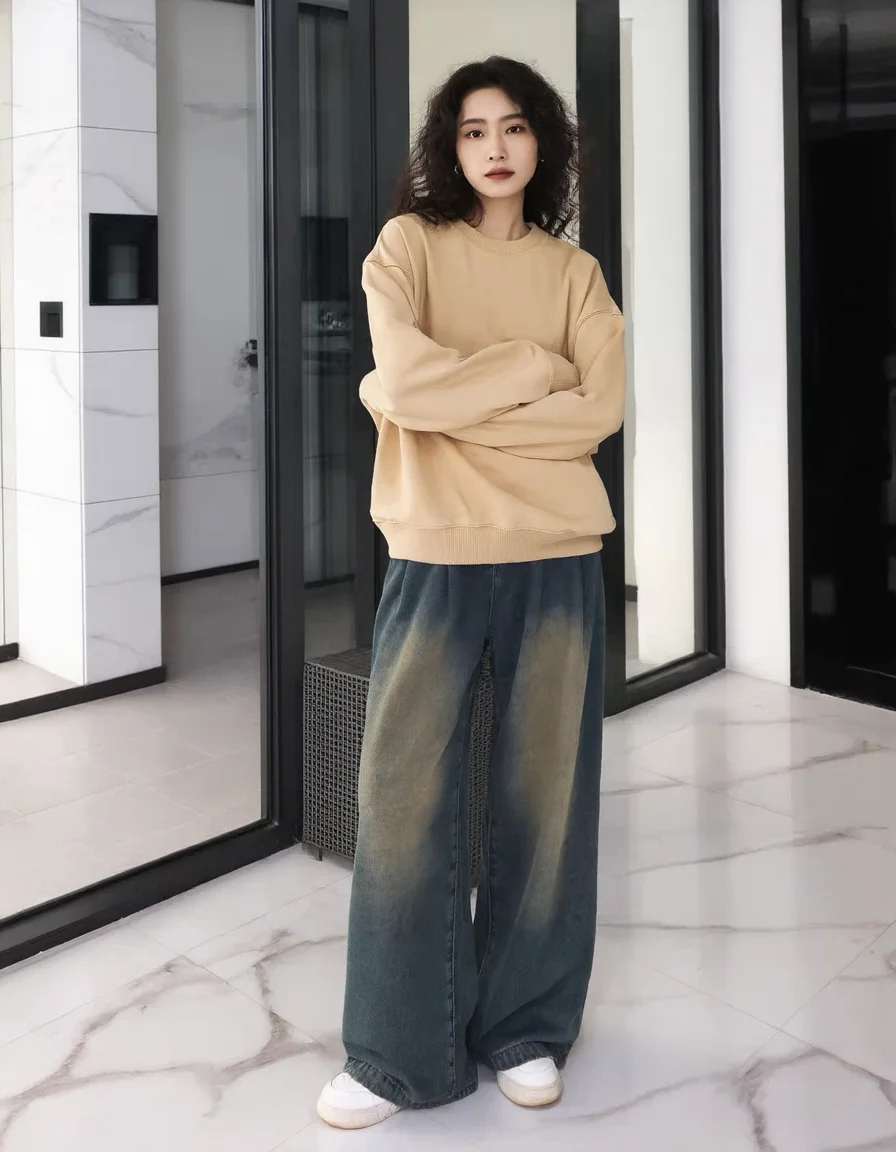 大人可愛い服 40代コーデの完全ガイド｜ハイウエストデニムでスタイルアップ