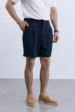 イタリア那不勒ス風 メンズビジネスカジュアルショートパンツ【快適な通気性・シワになりにくい・秋用】