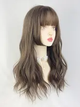 水舞公主 フルウィッグ【冷茶色・長い巻き髪・日常使い・コスプレ対応】