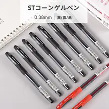 極細筆跡 ユニバーサルボールペン【透明軸・黒赤インク】
