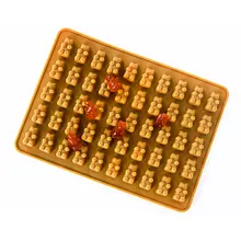 可愛いミニベアハートシリコン製グミ型【ベイビーお菓子用・焼き菓子対応】
