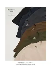半袖Tシャツ ユニセックス クルーネック コットン ベーシック シンプル デイリー