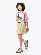 女の子用 デザインワンピース【夏用・カジュ  アル風・シンプルカラー】
