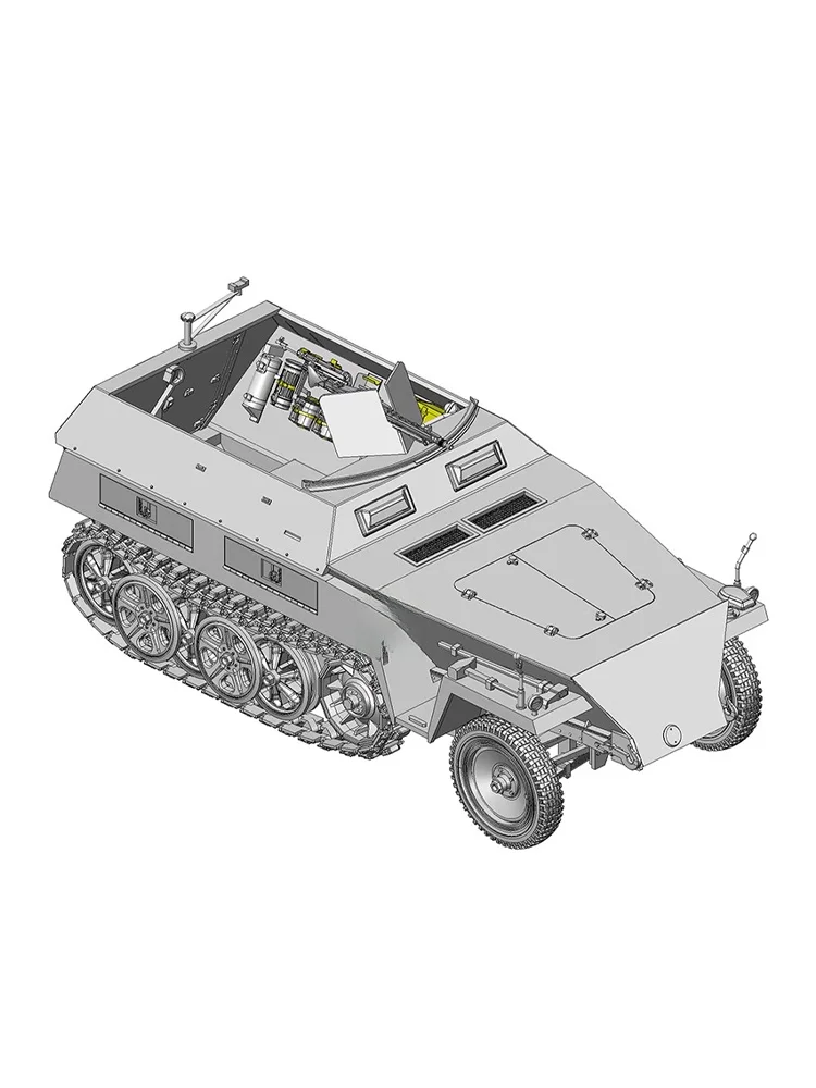 Sd.Kfz.250/1 Ausf.B 半履带車：3号突撃砲B型のモデル化と実際の性能解析