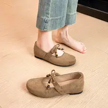 春用 羊皮製 赤い中式ウェディングシューズ【フラット・内増高・妊婦用・日常使い】