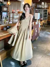 高級感あふれる西洋風サロペットドレス【春秋用・ロング丈・女性用・軽やかなスタ イル】（セットアップ対応）