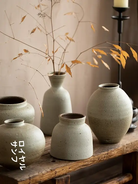 花瓶 水耕 室内 粗陶 現代シンプル