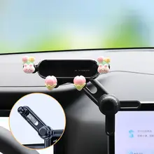 車用スマホホルダー【しっかり固定・ナビ画面用・延長ロッド・防振改造パーツ】