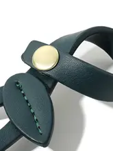 可愛い立体ハート型チェリーレザーキーチャーム【レッド・バッグ用】