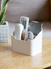 リモコン収納 小物ボックス スマホ入れ 北欧風 シンプル おしゃれ 多機能 リビング テーブル 家庭用
