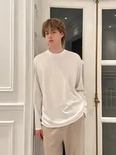 涼感のバンブーコットン素材長袖Tシャツ【男女兼用・肌触りの良いテクスチャー】