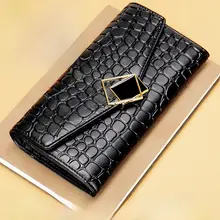 長財布【本革・ファッショナブル・多機能・カードポケット多数】