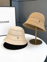 夏用透かし編みデザインの通気性ハット【大きめサイズ・小顔効果・カジュアルスタイル・薄手】