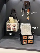 中古風の壁掛けキーラック兼コートフックシューズラック【玄関用・収納・デコレーション】