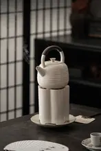 陶製火炭焼き用アルコールストーブベース【茶を煮る用・おしゃれなデザイン】（セットアップ対応）