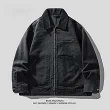 ワークジャケット メンズ バーンジャケット ヘビーオンス テーラードカラー アメリカンカジュアル 上品 春 秋 アウター
