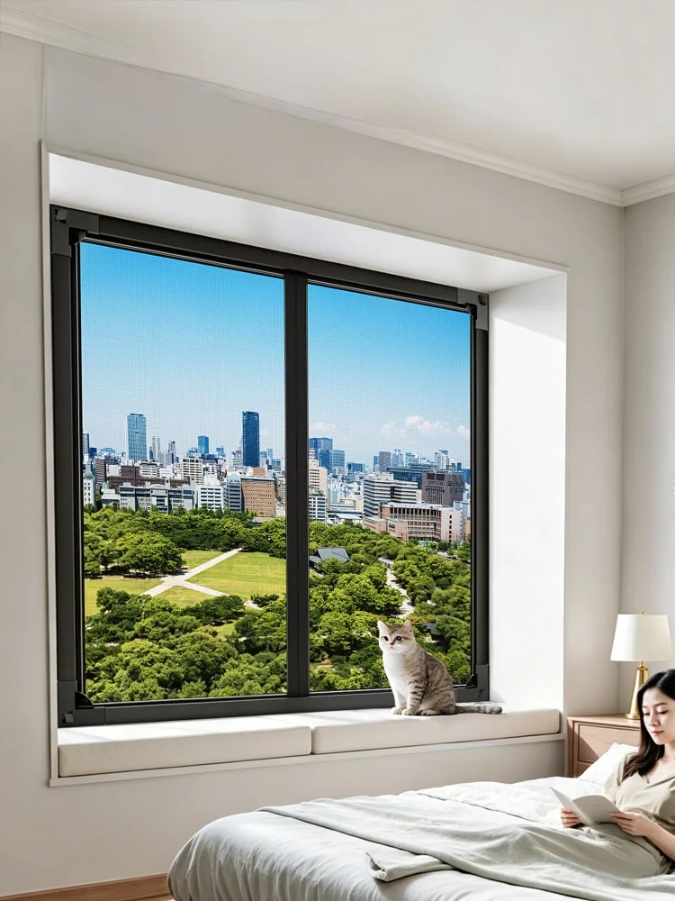磁気吸着式蚊防止フィルム窓用網戸：穴あけ不要で簡単設置の実用性を検証