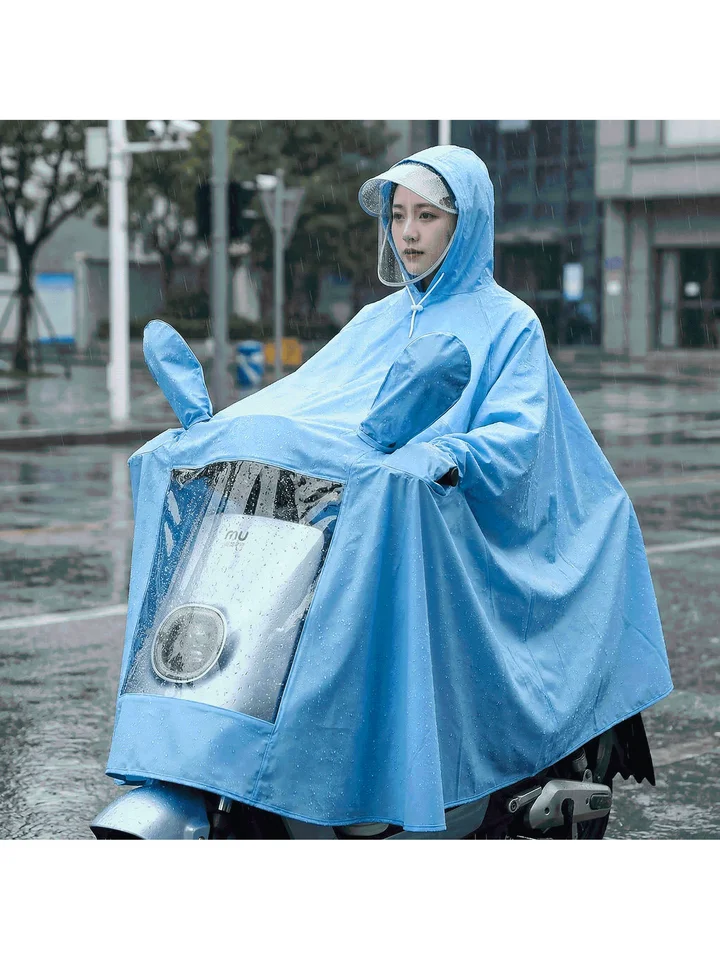 全身用電動バイクレインコート【防水・大きめ・男女兼用】
