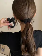 高いポニーテール用 elastisierter ヘアゴム【耐久性・女性用・おしゃれアイテム】