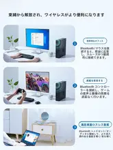 倍思 Bluetoothアダプター【USB接続・デスクトップパソコン用・5.4受信・5.3送信・ドライバー不要】