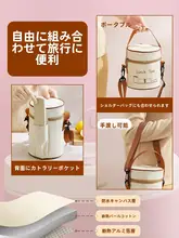 ステンレス製円形ランチボックス【電子レンジ対応・保温・蓋付き・軽量】