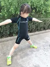 LUULEE 子供用サイクリングウェア 夏用 短パン・半袖セット【気動性・競技用】