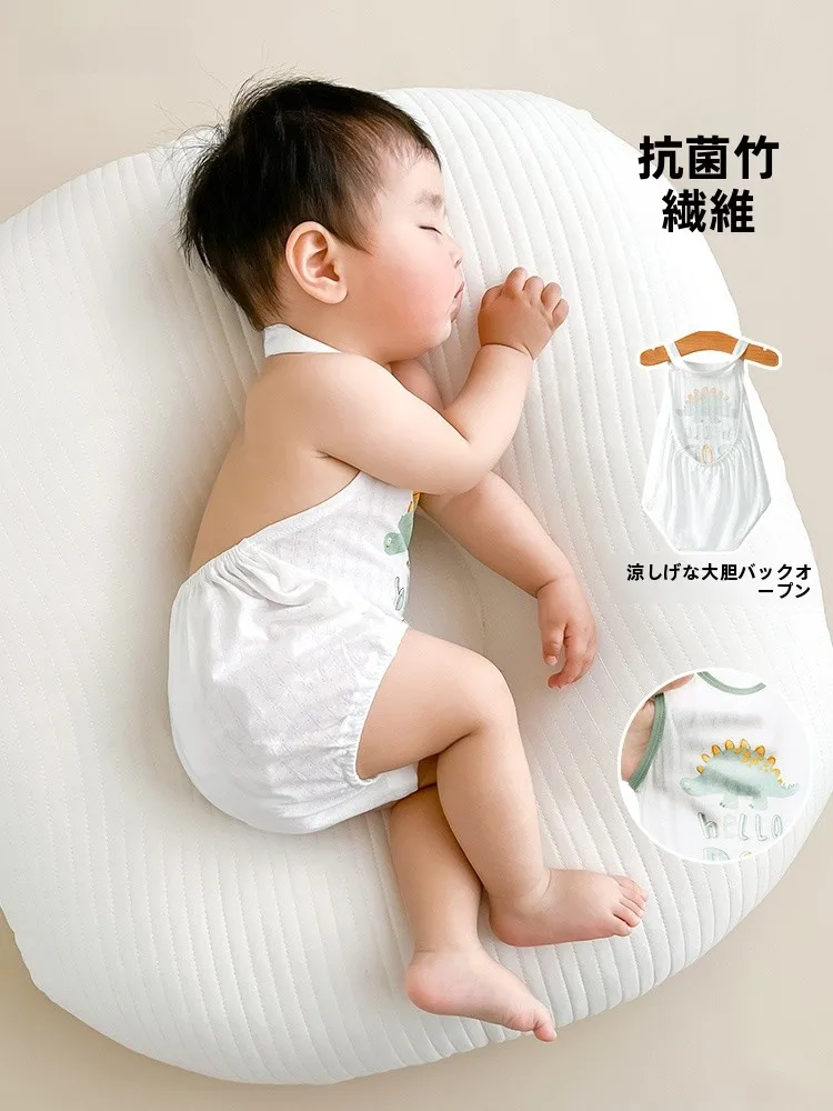竹繊維ベビー腹巻き：夏用薄手タイプの冷え対策と半袖デザインが実用性を実現