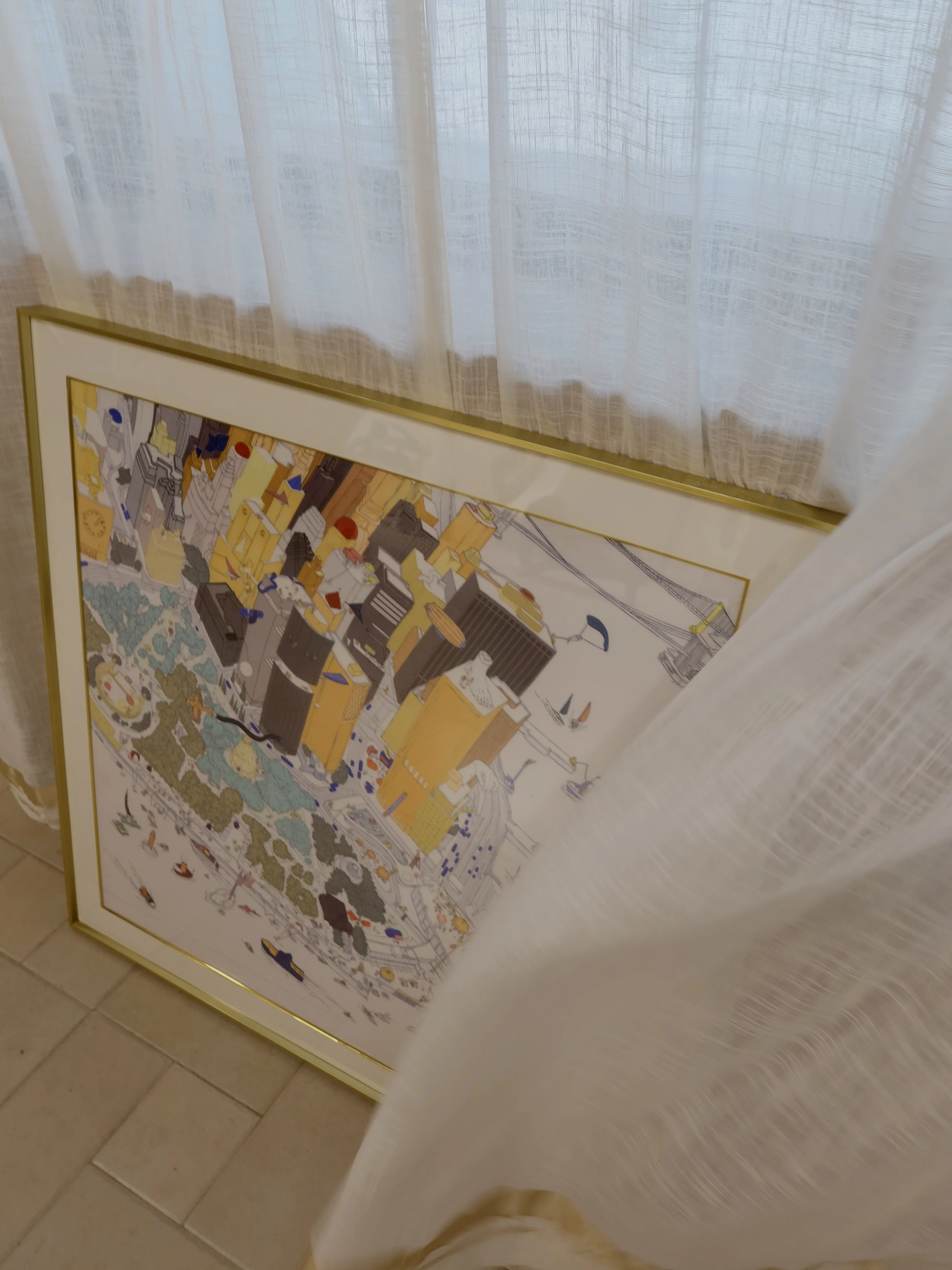 アートシルクスクリーン 若奈 壁画 自由島：大型パネルの設置とデザイン実用性を解説