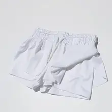 女の子用 夏用速乾ショートパンツ【二重構造・光透け防止・ランニング・バスケットボール対応】（セットアップ対応）