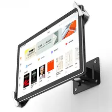 壁掛け用タブレットスタンド【施錠可能・金属製・多機能・iPad対応】