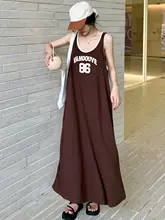 大人向けワンピース【ロング丈・キャミソール・ゆったりサイズ】（セットアップ対応）