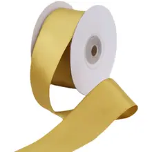 高品質ダブルフェイスポリエステルリボン【結婚式用・DIY用・ギフト包装】