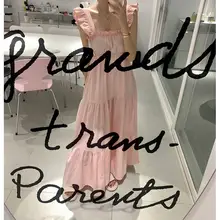 フリル付き ノースリーブワンピース