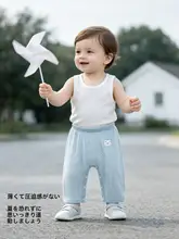 夏用 薄手の赤ちゃん用パンツ【全開ボタン・極上の柔らかさ・おむつ対応】