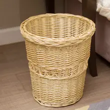 柳編の収納バスケット【インテリア用・花かご・整理整頓】