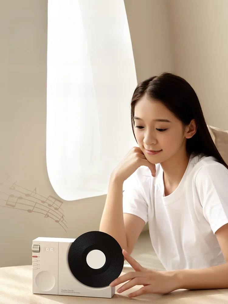 cdプレーヤー レコード風：北欧風アナログレコード対応BluetoothスピーカーTIMES  の実際の性能と使い方